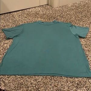 American Eagle Teal Mock Shirt